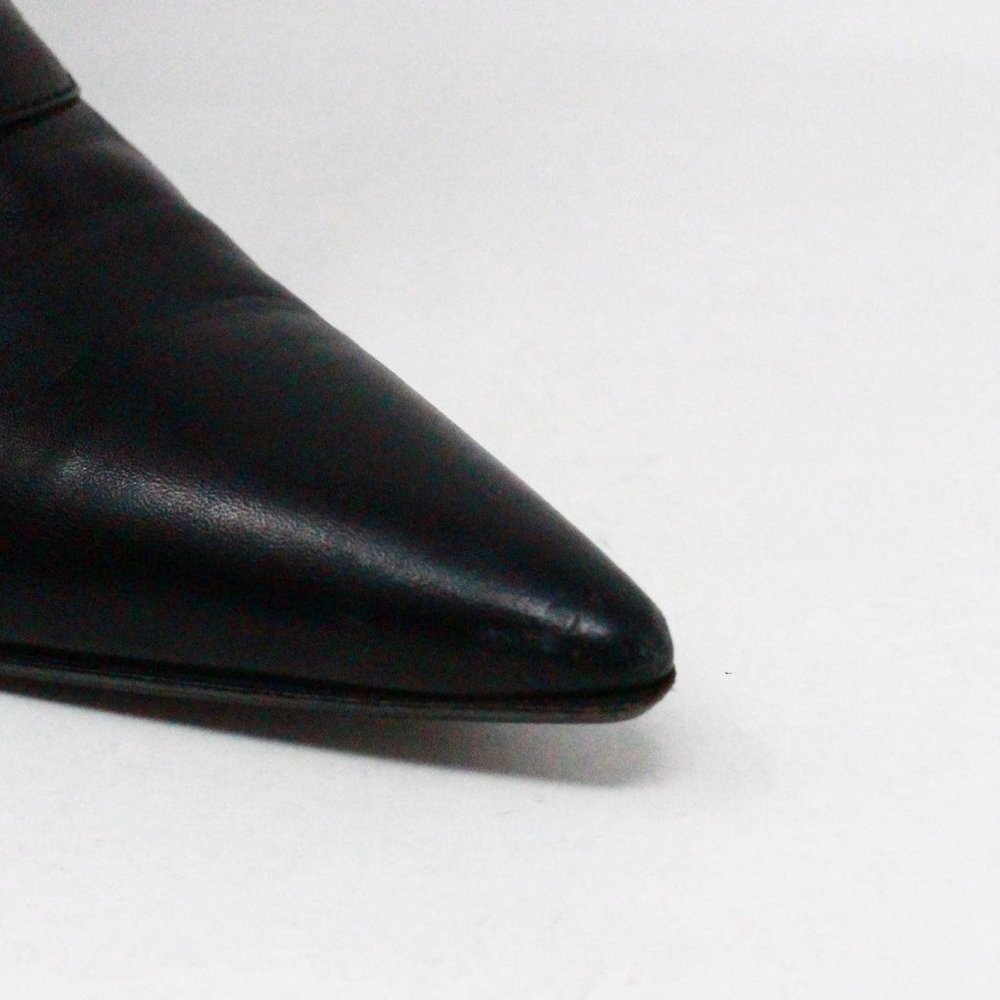 GUCCI #40013 Black Leather Kitten Heel Boots (US 7.5 EU 37.5) - Picture 7 of 10